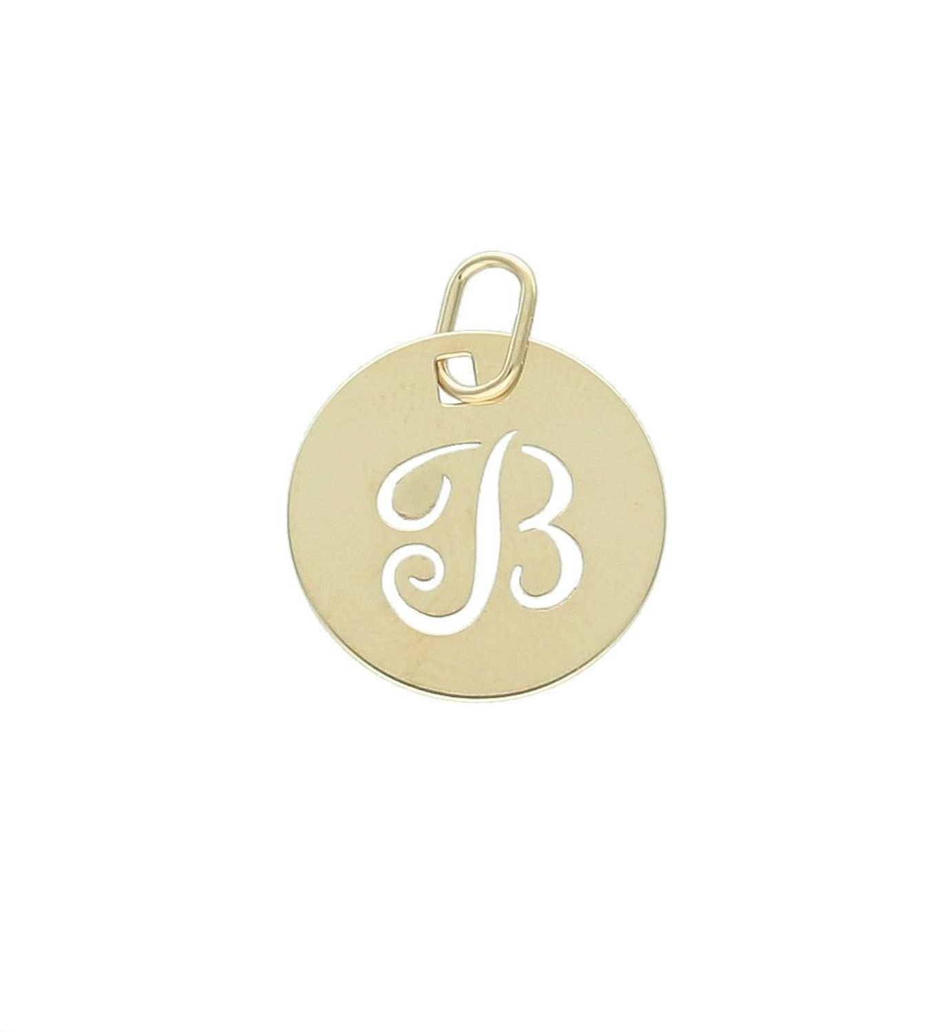 Złota zawieszka 585 literka B ZA 2128B. Modna złota zawieszka wykonana z najwyższej próby złota 585. Zawieszka w kształcie litery B. Idealny pomysł na prezent.  Literka B. Zawieszka B..jpg